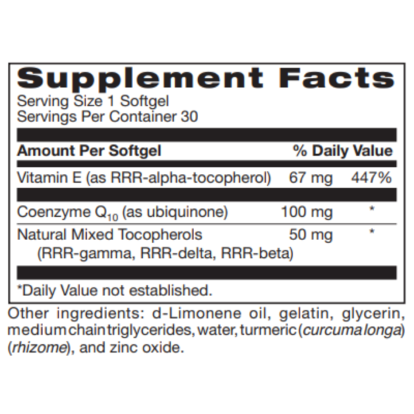 CoEnzyme Q10 100 mg 30c - Image 2