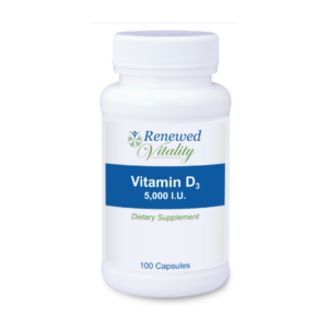 Vitamin D3  5,000 IU- 100 capsules