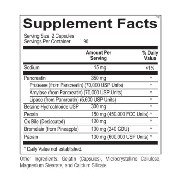 MD Bile Enzymes 180ct - Image 2