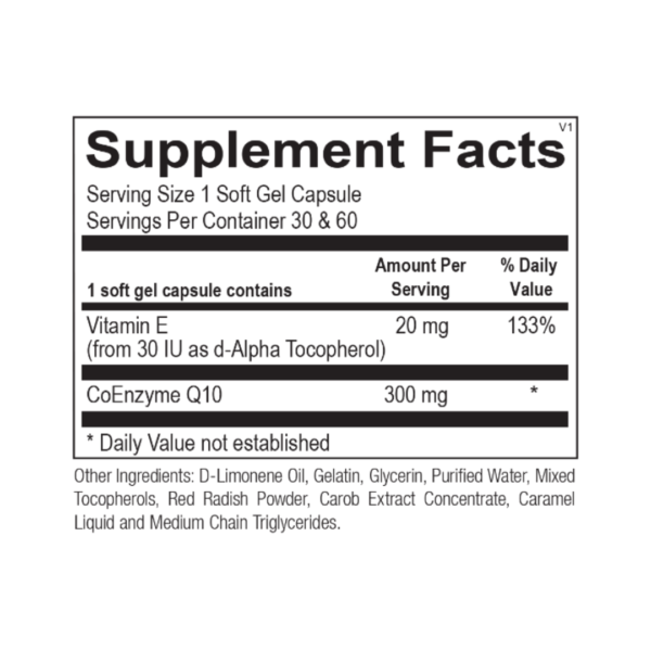 MD CoQ-10 300mg, 30ct - Image 2