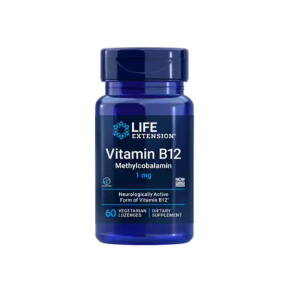 Methylcobalamin: Vitamin B12 1mg - 60c