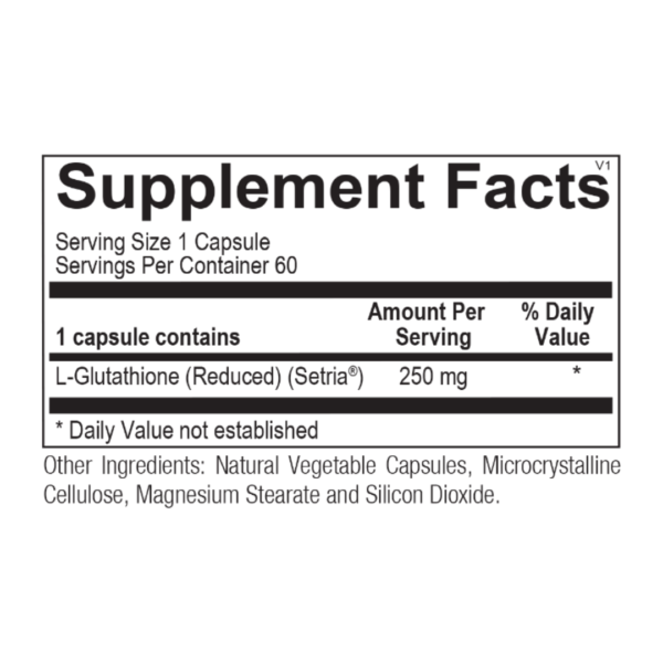 MD Glutathione / L-Glutathione 60ct - Image 3