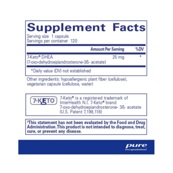 7-KETO® DHEA 25mg - 60c - Image 2