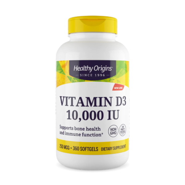 Vitamin D3 10,000 IU - 360 softgels