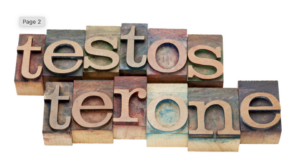 testosterone in typeset blocks