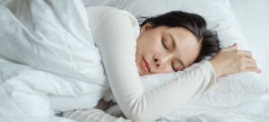 sleeping woman